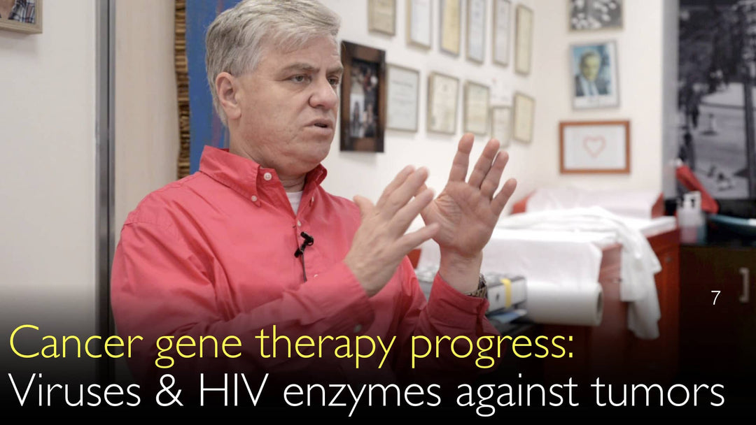 癌症基因治疗：借助病毒载体与HIV酶技术对抗肿瘤。